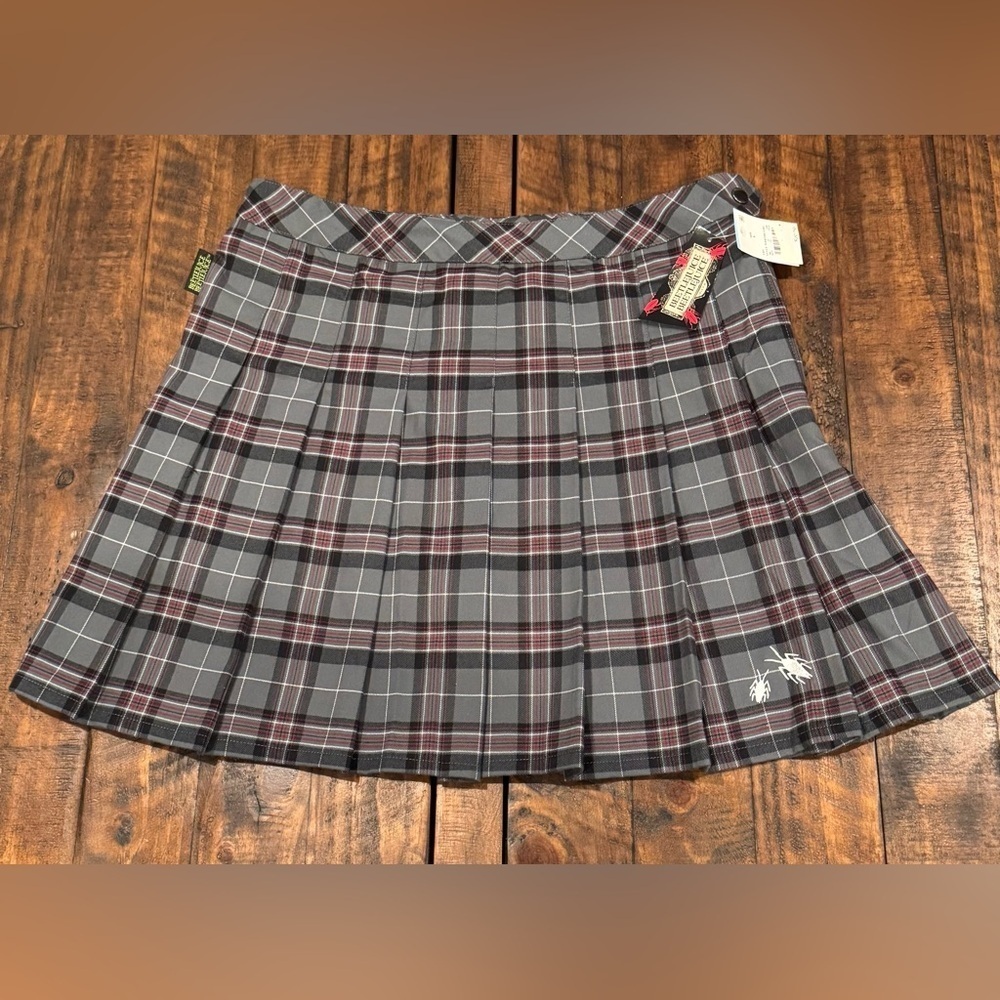 Beetlejuice Beetlejuice Astrid Insired Plaid Skort
